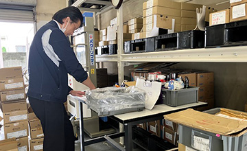 主な仕事の流れ（営業部）
