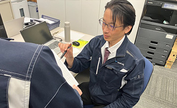 主な仕事の流れ（営業部）